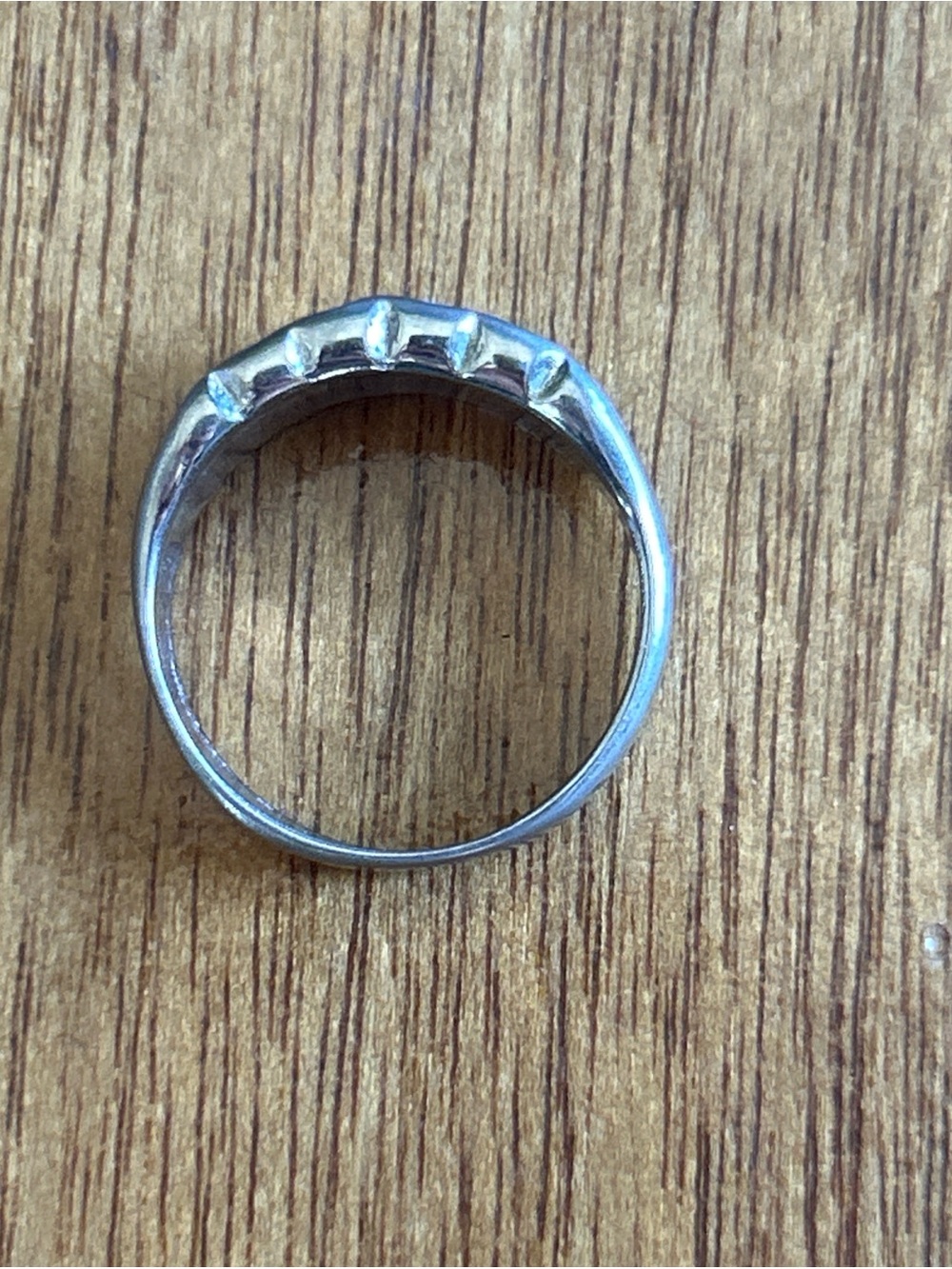Vintage Native AmericanSterling Silver Heart Inlay Ring with Turquoise and Coral - Picture 4 of 7